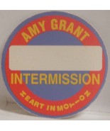 AMY GRANT - VINTAGE ORIGINAL CONCERT TOUR CLOTH BACKSTAGE PASS - $10.00