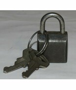 Vintage Side Opening Mini Lock & 2 Keys- NR! - $19.79