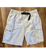 Timberland Swim Trunks Mens L Khaki Belted Adjustable Waist EUC - $44.37 CAD