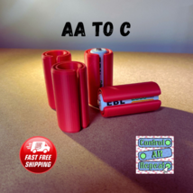AA - C Battery Cell Converter Adapter Case Cover - $3.69
