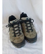 Merrell Women Gray Black Leather Sport Hiking Walking Shoes J18518 Sz 9 - £19.77 GBP