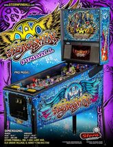 Aerosmith Pro Pinball Machine FLYER Original Hard Rock Music Art Print S... - $15.79
