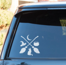 WITCH Broom Compass Decal / Sticker - £7.24 GBP