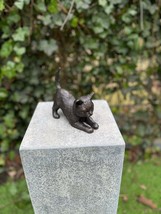 Stretching Kitten – Bronze Sculpture. 18x7x16cm - 1Kg - $342.19 CAD
