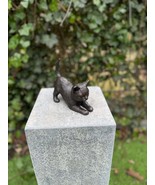Stretching Kitten – Bronze Sculpture. 18x7x16cm - 1Kg - $4,591.90 MXN