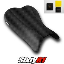 Suzuki GSXR 600 750 Seat Cover and Gel 2006 2007 Black Luimoto Carbon Fiber - $159.51