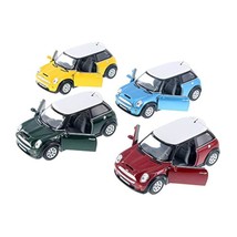 KiNSMART Mini Cooper S 5&quot; 1:28 Scale SetOf4 Die Cast Metal Model Toy Car... - £33.16 GBP