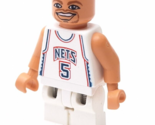 Lego NBA Jason Kidd # 5 Minifigure White Nets Jersey - $7.93