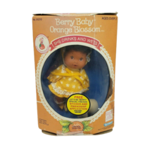 Vintage 1984 Berry Baby Orange Blossom Kenner Drink N Wet Doll In Box - £29.18 GBP