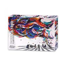 LaModaHome 1000 Piece Symphony of The Colors Colorful Collection Jigsaw Puzzle f - £24.81 GBP