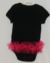 Doomagic Black One Piece Pink Tutu Red Heart Wings Crown Size 2 to 3 Years image 2