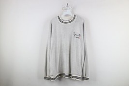 Vtg 90s Streetwear Mens 2XL Spell Out Toronto Canada Reverse Fleece Sweatshirt - £46.85 GBP