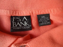 Mens Jos.A.Bank Xxl Salmon Color Short Sleeve Shirt &quot; Beautiful Shirt &quot; - £15.45 GBP