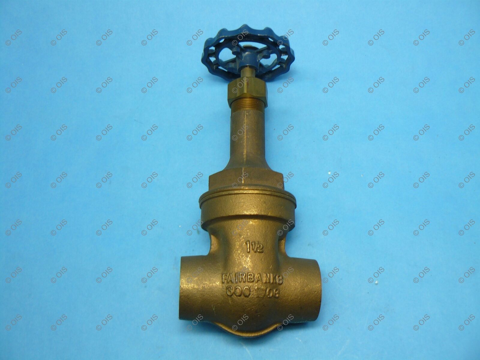 Fairbanks 0282 Bronze Gate Valve 1-1/2&quot; Solder Connections 300 WOG Solid... - $52.49