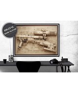 Artisan PRINTABLE wall art, Exploded view of a 1950s style blaster | Dow... - £2.74 GBP