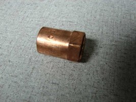 Copper reducing adapter 3/8&quot; fnpt female 1/2&quot; female copper pipe sweat - £2.96 GBP