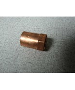 Copper reducing adapter 3/8&quot; fnpt female 1/2&quot; female copper pipe sweat - $3.71