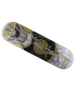 New Custom White Power Ranger Skateboard Deck, Light Wood Grain Top - £52.22 GBP