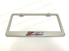 3D Z71 Badge Emblem Stainless Steel Chrome Metal License Plate Frame Sil... - $23.13