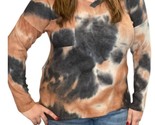 Honeyme Ribbed Sweater Charcoal/rust - $30.00