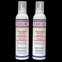 FOLICURE FOR FULLER THICKER HAIR Thickening MOUSSE 8 oz New Lot Of 2 - £98.73 GBP