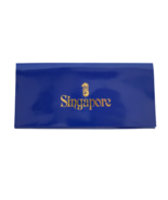 Vtg 1992 Singapore Merlion gold &amp; silver tone pen &amp; key chain gift set - $9.99