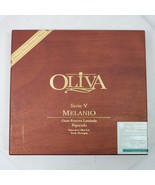 Oliva Melanio Serie V Cigar Box 9x8x2 Inch Tobacciana EMPTY Wood - $19.00