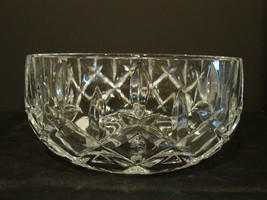 9 Inch Salad Bowl Lady Anne Pattern by Gorham Crystal  - £21.03 GBP