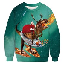 Ugly Christmas Sweaters Jumper Tops New 3D  Print Men Women Xmas Crewneck Pullov - £70.51 GBP
