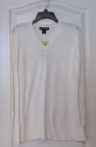 DKNY JEANS Long Sleeve Sweater IVORY Women&#39;s Sz. L NWT - $338.06 MXN