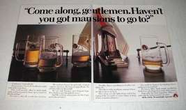 1984 Stella Artois Beer Ad - Got Mansions To Go To - £14.53 GBP