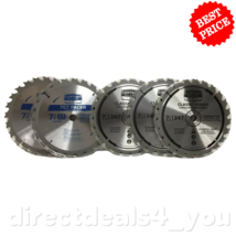 Century TCT Pacer 7-1/4&quot; 24T; Classic Series 7-1/4&quot; 24T Saw Blade Set of 5 - £27.21 GBP