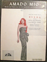 RITA HAYWORTH: (GILDA) ORIG,1946 SHEET MUSIC) CLASSIC - $99.00