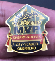 1988 Unocal World Series MVP&#39;s Koufax Cey Yeager Guerrero LA Dodgers Pin #3 - £6.16 GBP