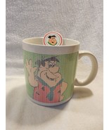 Flintstones 1990 HBP Ceramic Word Art Coffee Mug w/Fred Flintstone - $10.87 CAD