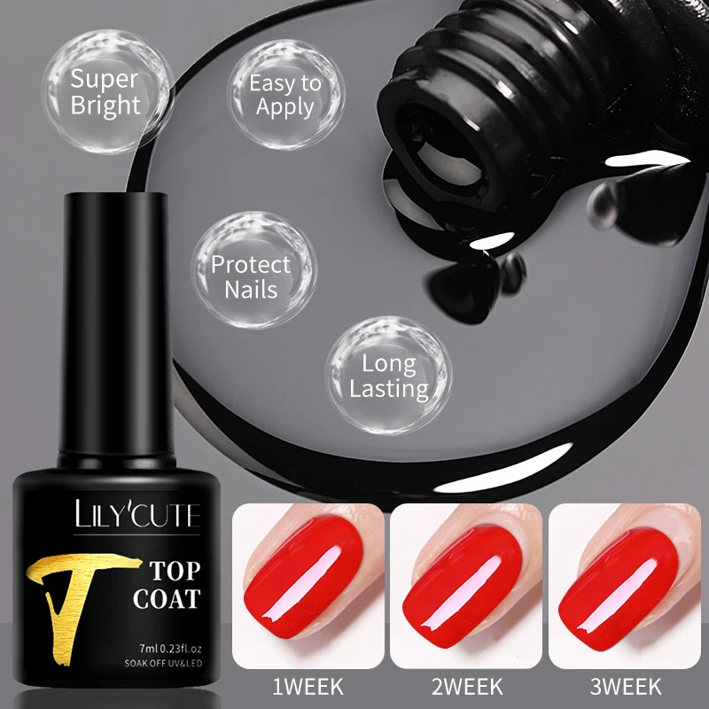 Play LILYCUTE 7ml Base Gel Nail polish Bright Color SA Permanent Soak Off UV LED - £23.09 GBP