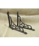 2 Antique Style Vine Shelf Brace Wall Bracket Cast Iron Corbel 6&quot; X 6 1/... - €19,68 EUR