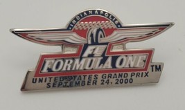 United States Grand Prix Formula One September 24, 2000 Souvenir Lapel Pin - £15.34 GBP