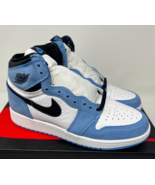 Nike Air Jordan 1 Retro High OG University Blue GS UNC 575441-134 Youth 6Y - £186.40 GBP