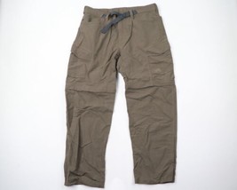 The North Face Mens Large Spell Out Belted Convertible Hiking Pants Shor... - $68.26