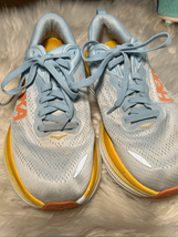 Hoka One One Bondi 8 Womens 9 Shoes Blue Running Sneaker - $64.35