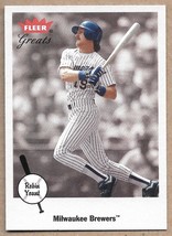 Fleer Greats of the Game 2002 Robin Yount Milwaukee Brewers #66      Bas... - £1.48 GBP