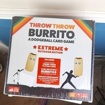 Exploding Kittens Throw Throw Burrito Dodgeball Card Game Outdoor Editio... - $19.80