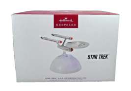 Hallmark Keepsake Tabletop Decoration, Star Trek U.S.S. Enterprise NCC-1701 - £90.67 GBP