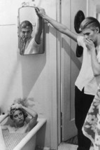 David Bowie and Candy Clark in The Man Who Fell to Earth taking a bath 1... - $23.99