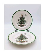 Set Of 2 Spode CHRISTMAS TREE Dinner Plates 10.5” NWT - $685.23 MXN