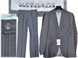 VERSACE Men&#39;s Suit 48 EU / 38 UK / 38 USA EVEN - 85% VE01 T3G - £322.98 GBP