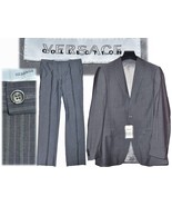 VERSACE Men&#39;s Suit 48 EU / 38 UK / 38 USA EVEN - 85% VE01 T3G - £322.30 GBP