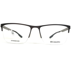 Columbia Eyeglasses Frames C3024 070 Gunmetal Gray Square Half Rim 58-18... - £44.37 GBP