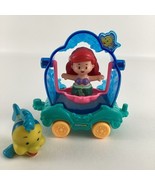  Little People Disney Princess Little Mermaid Ariel Flounder Figure Para... - $33.76 CAD